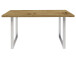 Esstisch >Talbert< in Artisan Eiche aus Metall - 140x74,4x90cm (BxHxT)