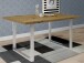 Esstisch >Talbert< in Artisan Eiche aus Metall - 160x74,4x90cm (BxHxT)