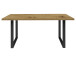 Esstisch >Talbert< in Artisan Eiche aus Metall - 160x74,4x90cm (BxHxT)
