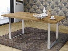 Esstisch >Talbert< in Artisan Eiche aus Metall - 180x74,4x90cm (BxHxT)