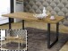 Esstisch >Talbert< in Artisan Eiche aus Metall - 180x74,4x90cm (BxHxT)