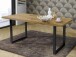 Esstisch >Talbert< in Artisan Eiche aus Metall - 180x74,4x90cm (BxHxT)
