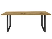 Esstisch >Talbert< in Artisan Eiche Schwarz aus...