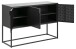 Anrichte >New Haven< in Schwarz aus Stahl - 120x80x40cm (BxHxT)