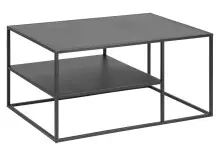 Couchtisch >New Haven< aus Stahl - 90x45x60cm (BxHxT)