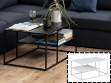 Couchtisch >New Haven< aus Stahl - 90x45x60cm (BxHxT)