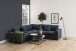 Couchtisch in Schwarz aus Stahl - 90x45x60cm (BxHxT)