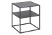 Nachttisch >New Haven< in Schwarz aus Stahl - 45x50,5x40cm (BxHxT)