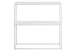 Regal >New Haven< aus Stahl - 79,5x80,5x26cm (BxHxT)