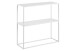 Regal >New Haven< in Weiß aus Stahl - 79,5x80,5x26cm (BxHxT)