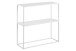 Regal >New Haven< in Weiß aus Stahl - 79,5x80,5x26cm (BxHxT)