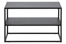 Schuhregal >New Haven I< in Schwarz aus Stahl - 70x45,5x33cm (BxHxT)