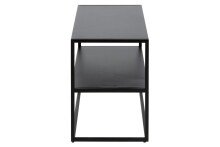 Schuhregal >New Haven I< in Schwarz aus Stahl - 70x45,5x33cm (BxHxT)