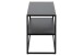 Schuhregal >New Haven I< in Schwarz aus Stahl - 70x45,5x33cm (BxHxT)
