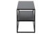 Schuhregal >New Haven I< in Schwarz aus Stahl - 70x45,5x33cm (BxHxT)