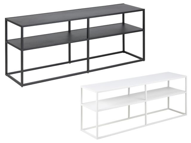 TV-Board >New Haven< aus Stahl - 120x46x30cm (BxHxT)