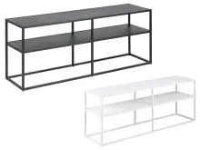TV-Board >New Haven< aus Stahl - 120x46x30cm (BxHxT)