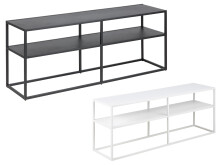 TV-Board >New Haven< aus Stahl - 120x46x30cm (BxHxT)