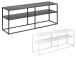 TV-Board >New Haven< aus Stahl - 120x46x30cm (BxHxT)