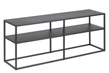TV-Board >New Haven< in Schwarz aus Stahl -...