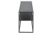 TV-Board >New Haven< in Schwarz aus Stahl - 120x46x30cm (BxHxT)