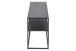 TV-Board >New Haven< in Schwarz aus Stahl - 120x46x30cm (BxHxT)