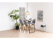 Bartisch >Carney< in Wildeiche aus Metall - 120x105x60cm (BxHxT)
