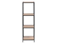 Hängeregal >Carney< in Wildeiche aus Metall - 37x108x24cm (BxHxT)