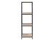 Hängeregal >Carney< in Wildeiche aus Metall - 37x108x24cm (BxHxT)