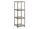 Hängeregal >Carney< in Wildeiche aus Metall - 37x108x24cm (BxHxT)