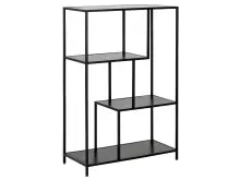 Regal >Carney< in Schwarz/matt aus Metall -...