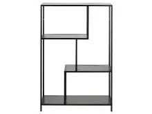 Regal >Carney< in Schwarz/matt aus Metall -...