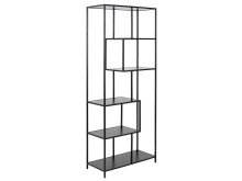 Regal >Carney< in Schwarz/matt aus Metall -...