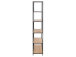 Regal >Carney< in Wildeiche aus Metall - 114x185x35cm (BxHxT)
