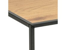 Couchtisch >Carney< in Wildeiche aus Metall - 60x40x60cm (BxHxT)
