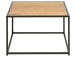 Couchtisch >Carney< in Wildeiche aus Metall - 60x40x60cm (BxHxT)