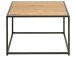 Couchtisch >Carney< in Wildeiche aus Metall - 60x40x60cm (BxHxT)