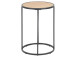 Beistelltisch >Carney< in Wildeiche aus Metall - 40x55x40cm (BxHxT)