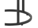 Beistelltisch >Carney< in Wildeiche aus Metall - 40x55x40cm (BxHxT)