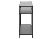 Konsolentisch >Carney< in Schwarz/matt aus Metall - 100x79x35cm (BxHxT)