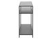 Konsolentisch >Carney< in Schwarz/matt aus Metall - 100x79x35cm (BxHxT)
