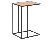 Beistelltisch >Carney< in Wildeiche aus Metall - 43x63x35cm (BxHxT)