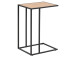 Beistelltisch >Carney< in Wildeiche aus Metall - 43x63x35cm (BxHxT)