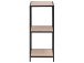 Regal >Carney< in Wildeiche aus Metall - 37x82,5x35cm (BxHxT)