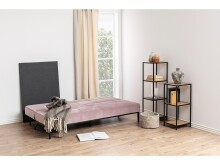 Regal >Carney< in Wildeiche aus Metall - 37x119,5x35cm (BxHxT)