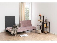 Regal >Carney< in Wildeiche aus Metall - 37x119,5x35cm (BxHxT)