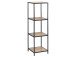 Regal >Carney< in Wildeiche aus Metall - 37x119,5x35cm (BxHxT)