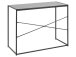 Schreibtisch >Carney< in Schwarz/matt aus Metall - 100x75x45cm (BxHxT)
