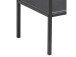 Rollwagen >Carney< in Schwarz/matt aus Metall - 60x75x30cm (BxHxT)
