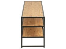 TV-Board >Carney< in Wildeiche aus Metall - 120x46x33cm (BxHxT)